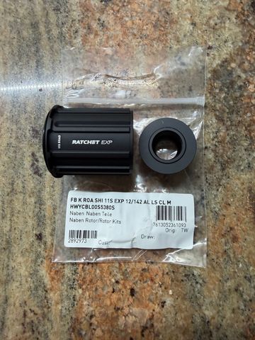 Dt Swiss Ratchet EXP Freehub Body Shimano HG 11/12-Speed Road Light Aluminum 2026 Wheels d'occasion