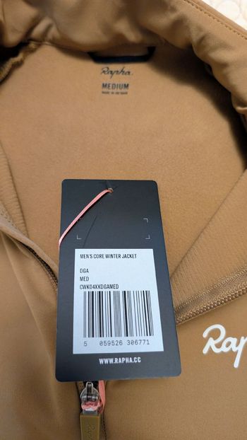 Used Rapha Core winter jacket 2025 bike — image 3 of 4