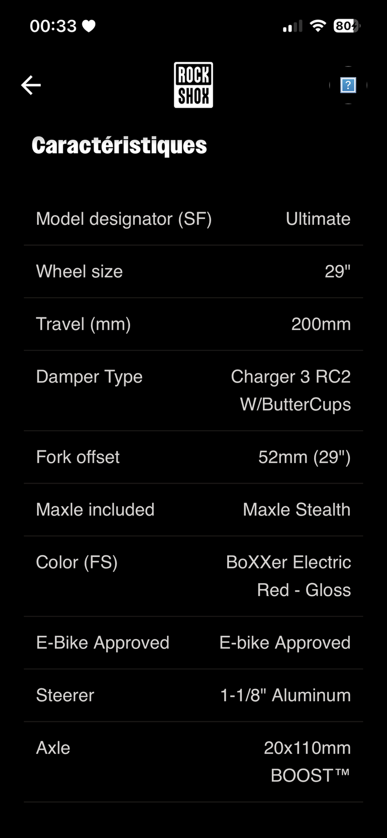 Used RockShox Boxxer Ultimate 29p 2025 bike — image 7 of 7