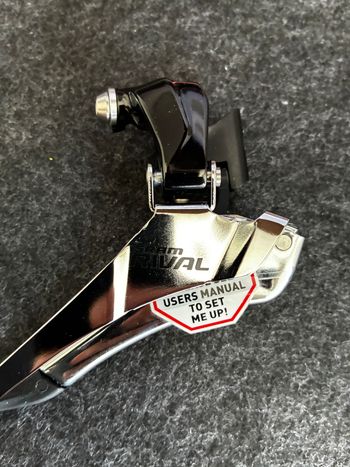 Used Sram Rival 22 Yaw Front Derailleur bike