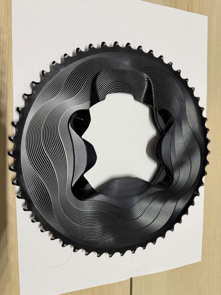 Used Alugear Aero Chainrings Set 52/36 for Shimano bike — image 1 of 3