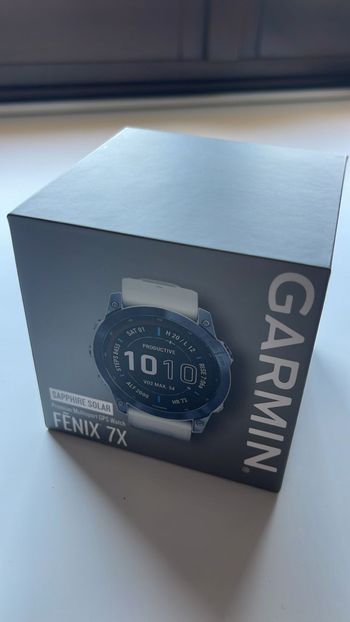 Used Garmin Fenix 7 Sapphire Solar bike — image 5 of 7