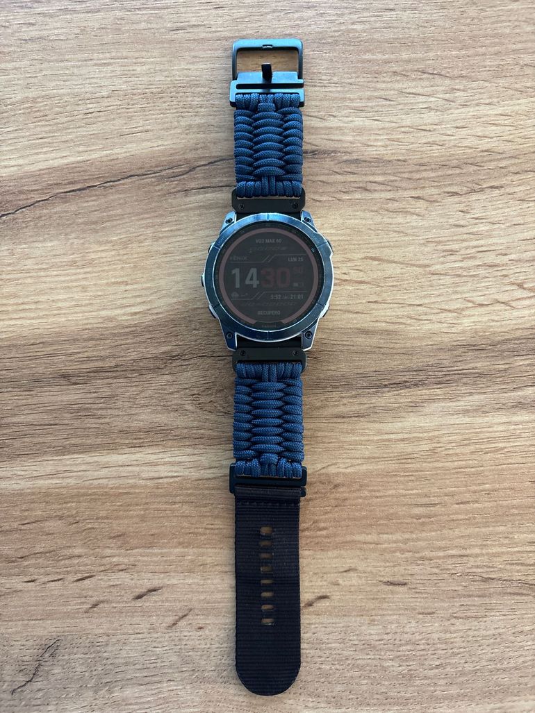 Used Garmin Fenix 7 Sapphire Solar bike — image 1 of 7