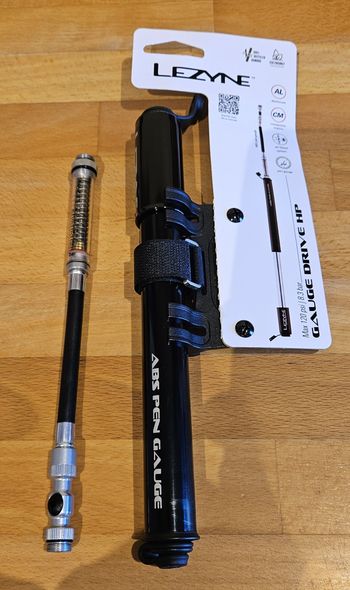 Used Lezyne Gauge Drive HP Hand Pump 2025 bike