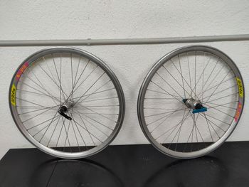 Used Rigida Cerchi DP22 26" with 36-Spoke MTB Quick Release Hubs bike