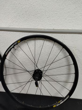 Used Mavic X3.1 Disk UST Tubeless 26" Wheelset with DT Swiss Hubs bike — image 2 of 8