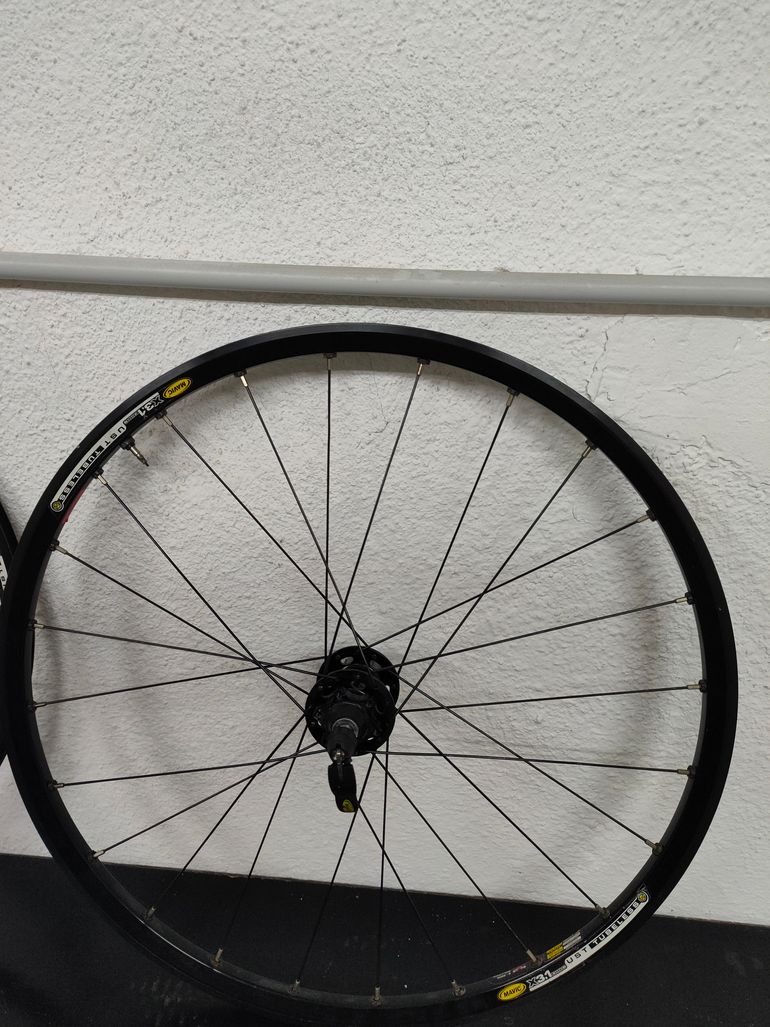 Used Mavic X3.1 Disk UST Tubeless 26" Wheelset with DT Swiss Hubs bike — image 2 of 8