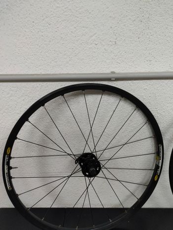 Used Mavic X3.1 Disk UST Tubeless 26" Wheelset with DT Swiss Hubs bike — image 6 of 8