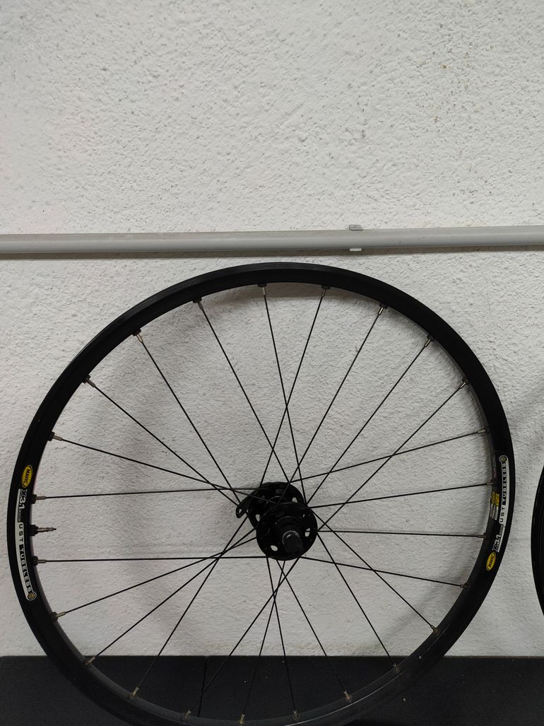 Used Mavic X3.1 Disk UST Tubeless 26" Wheelset with DT Swiss Hubs bike — image 6 of 8