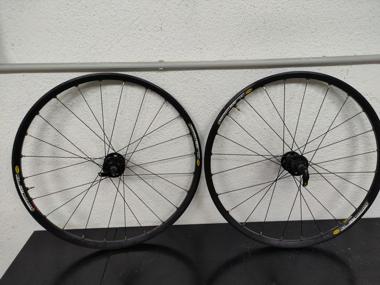 Used Mavic X3.1 Disk UST Tubeless 26" Wheelset with DT Swiss Hubs bike — image 1 of 8