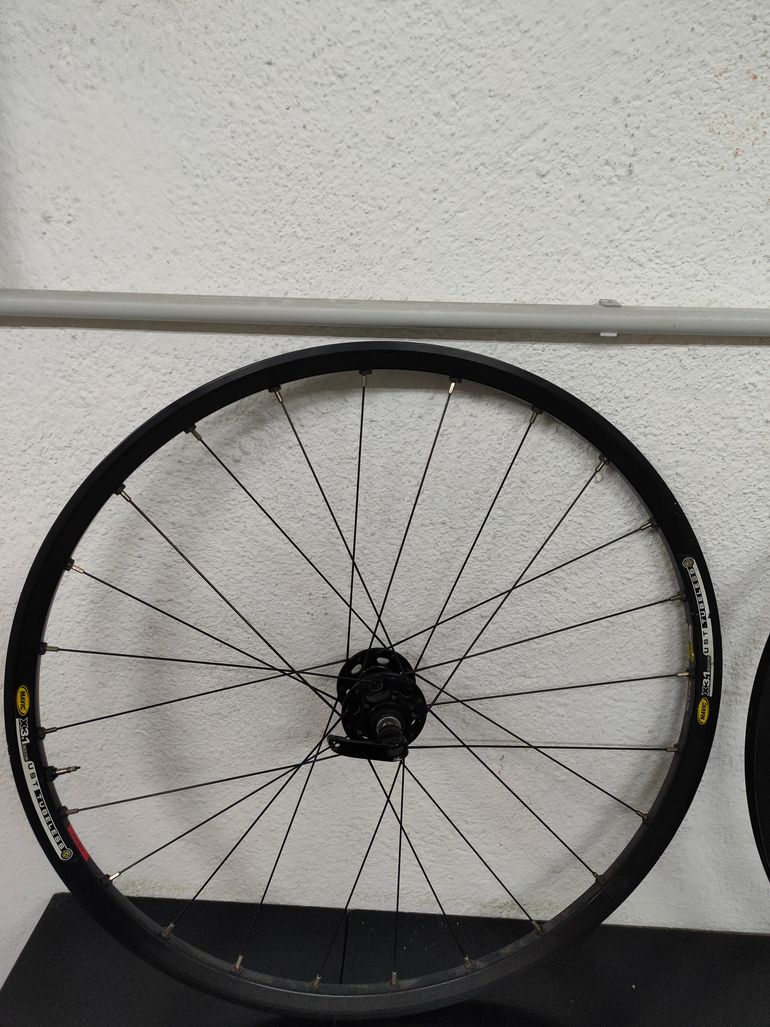 Used Mavic X3.1 Disk UST Tubeless 26" Wheelset with DT Swiss Hubs bike — image 3 of 8