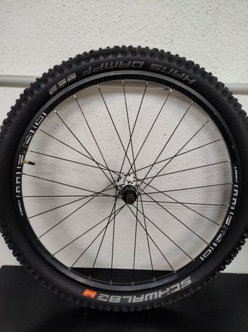 Used OnOff Draw Black Rims White Hubs 26x2.35 bike