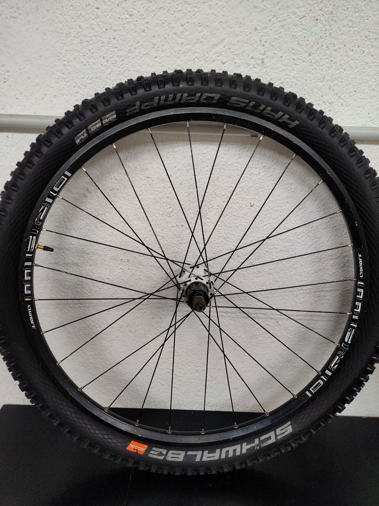 Used OnOff Draw Black Rims White Hubs 26x2.35 bike — image 1 of 6