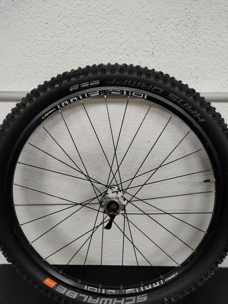 Used OnOff Draw Black Rims White Hubs 26x2.35 bike — image 4 of 6