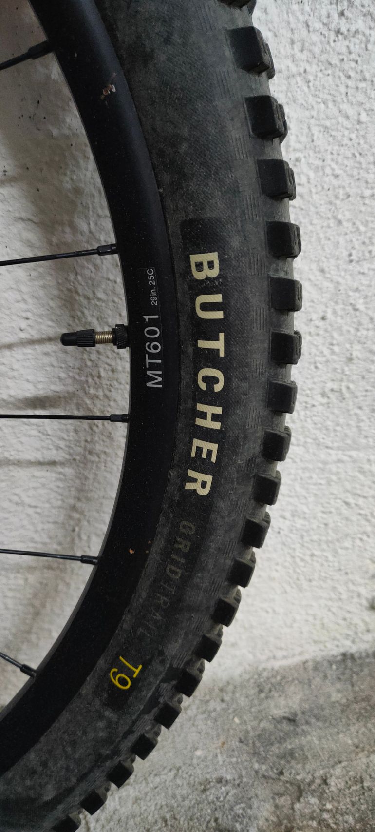 Used Shimano Front Wheel 29" Axle 110mm x 20mm with Tire and Insert bike — image 8 of 8