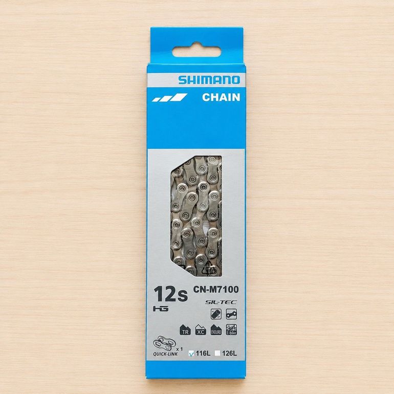 Used Shimano Corrente SLX CN-M7100 12s Quick-Link 116 Elos bike — image 3 of 3