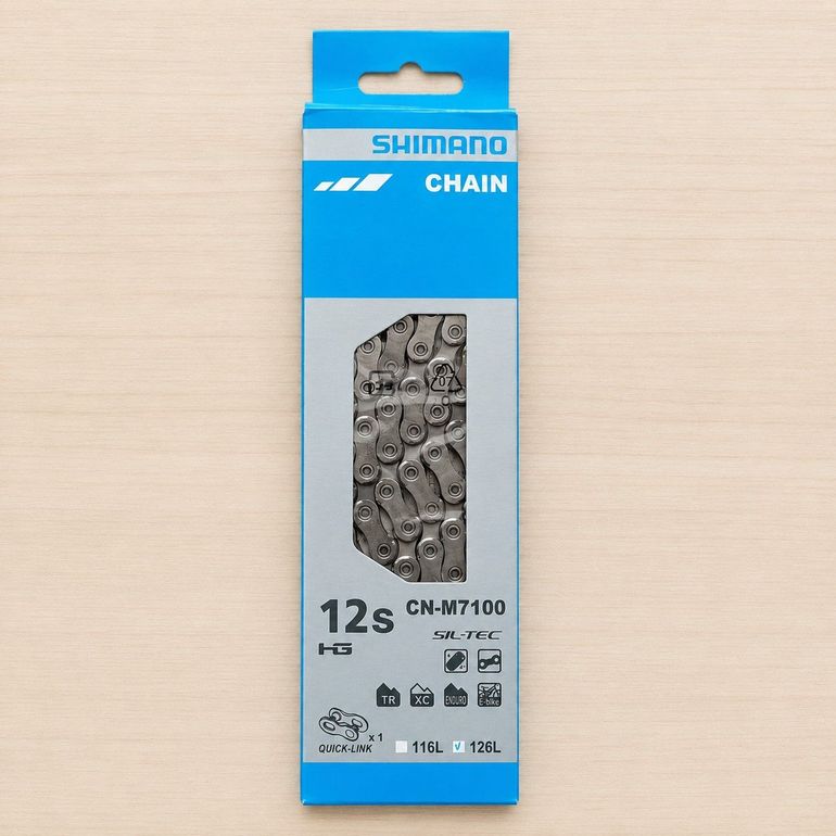 Used Shimano Corrente SLX CN-M7100 12s Quick-Link 126 Elos bike — image 3 of 3