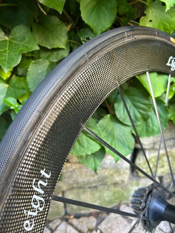 Tweedehands Lightweight Standard Sprint Tubular Wheelset with Campagnolo Cassette and Tune QR bike — afbeelding 12 van 20