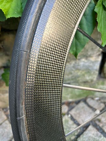 Tweedehands Lightweight Standard Sprint Tubular Wheelset with Campagnolo Cassette and Tune QR bike — afbeelding 10 van 20