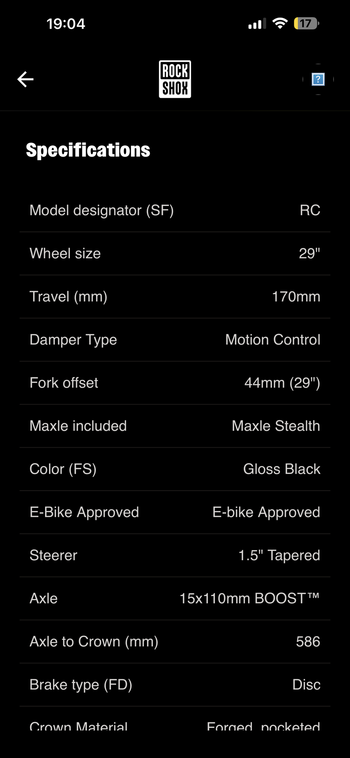 Used RockShox Domain Fork 2022 bike — image 5 of 5