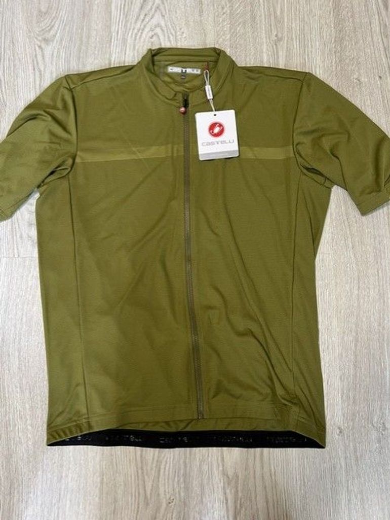 Used Castelli Classifica Cycling Jersey Green bike — image 1 of 7