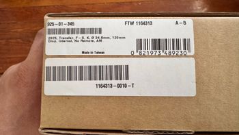 Used Fox Factory Transfer Seatpost 120mm drop 34.9 diameter 2026 bike — image 2 of 3