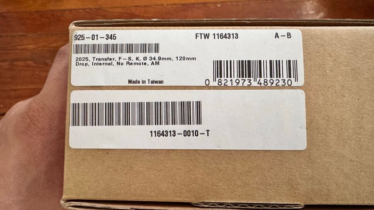 Used Fox Factory Transfer Seatpost 120mm drop 34.9 diameter 2026 bike — image 2 of 3