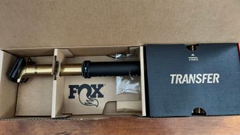 Used Fox Factory Transfer Seatpost 120mm drop 34.9 diameter 2026 bike