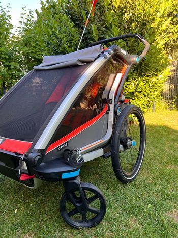 Used Thule Chariot Cross 2 Fahrradanhänger 2020 bike — image 2 of 7