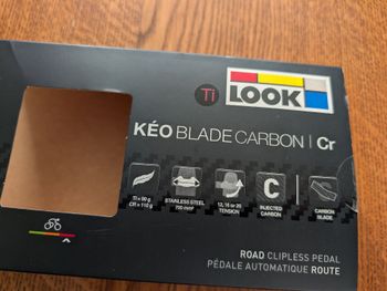 Used Look Carbon Ti Pedals bike