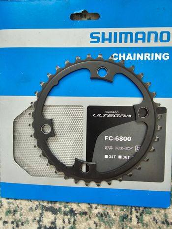 Used Shimano Ultegra 6800 Chainring 36t 11s bike — image 3 of 3