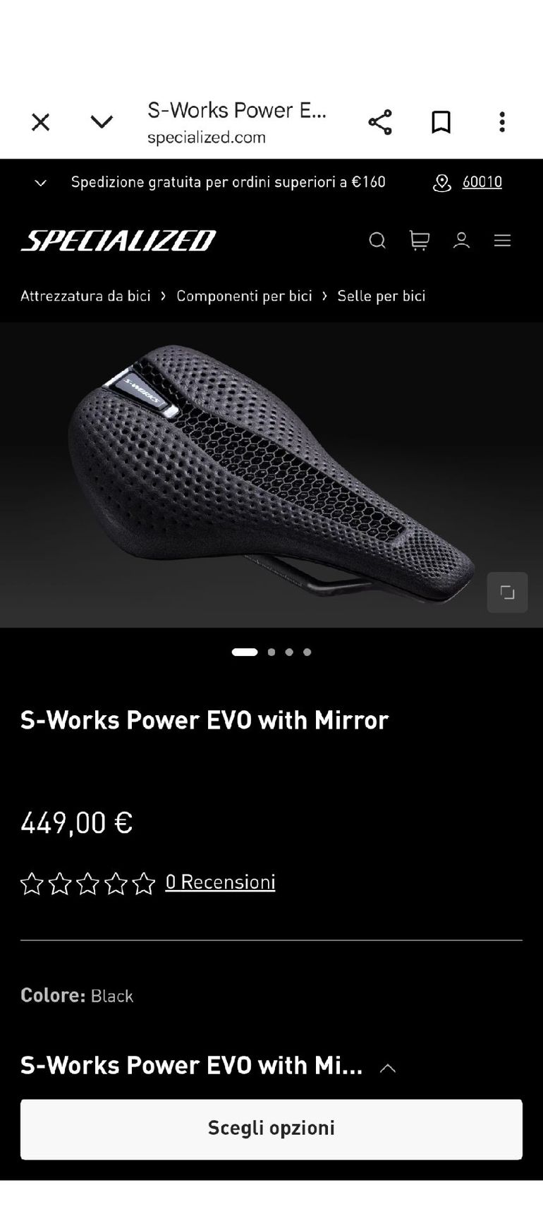 Used Specialized S-Works Power EVO with Mirror 2026 bike — image 1 of 8