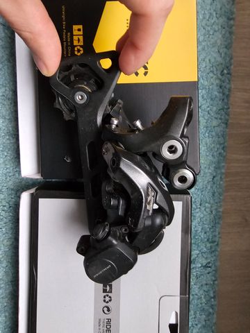 Used Shimano XT Rear Derailleur 11-speed Drivetrain & Pedals