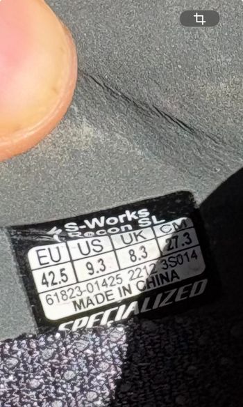 Used Scarpa SPECIALIZED RECON SWORKS bike — image 5 of 5