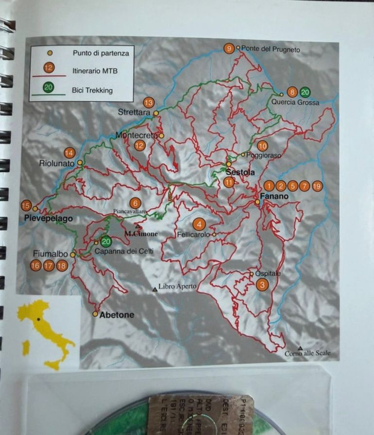 Used Paolo cervigni libro alto Appennino modenese sentieri MTB 2024 bike — image 2 of 4