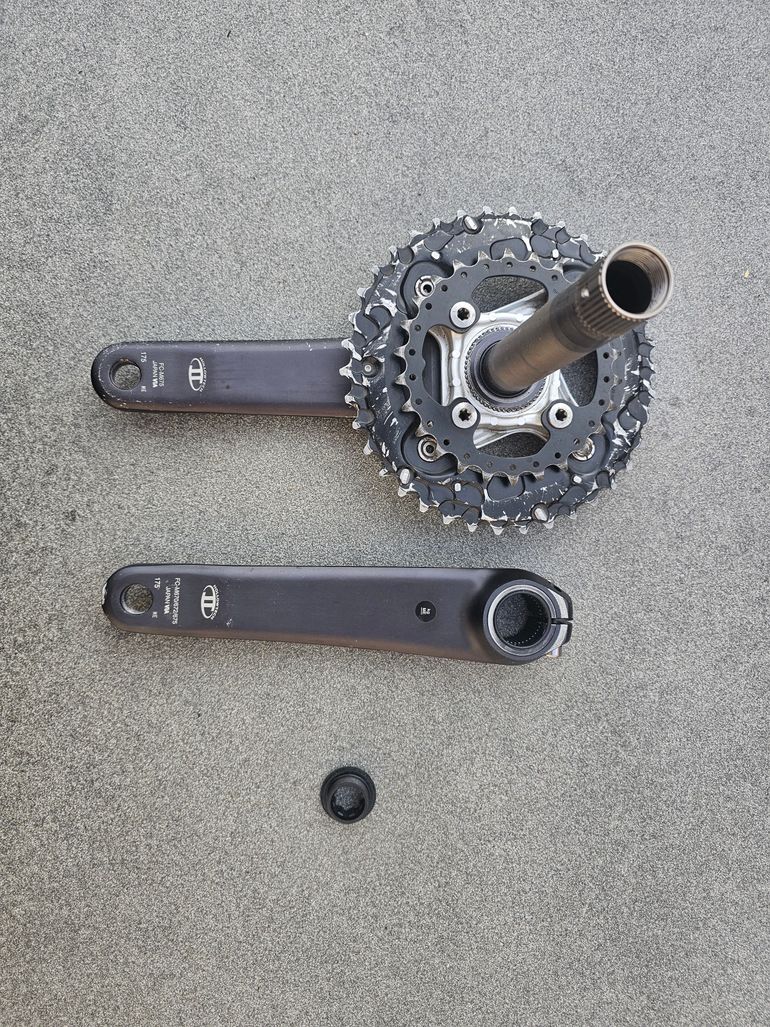 Used Shimano SLX FC-M675 Dubbel 10-Speed Crankstel bike — image 10 of 10