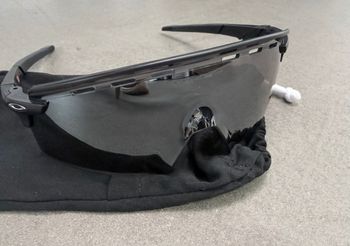 Used Oakley Encoder Strike Vented - Matte Black Prizm Black bike