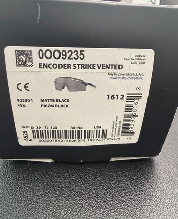 Used Oakley Encoder Strike Vented - Matte Black Prizm Black bike — image 4 of 4