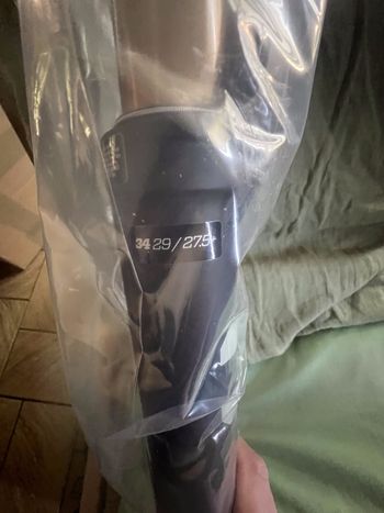 Used Fox 34 FLOAT 29" FACTORY 130mm GRIP2 BOOST 15x110mm Matte Black 2022 bike — image 7 of 8