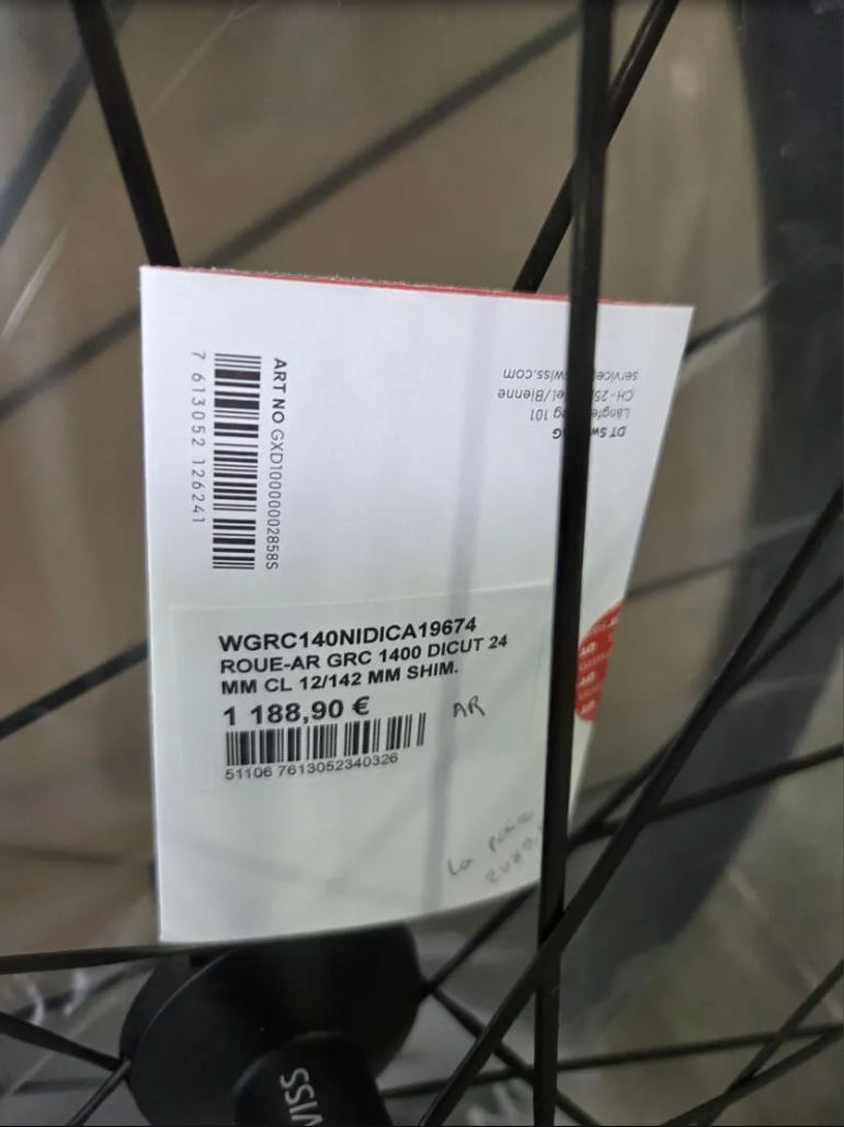 Used Dt Swiss GRC 1400 DICUT 30 28" Disc Shimano HG 2026 bike — image 3 of 4