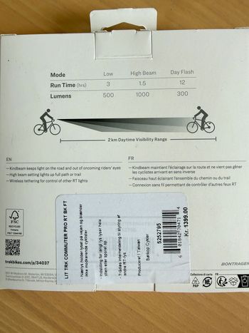 Used Trek Commuter Pro RT Front Light 2026 bike — image 2 of 4