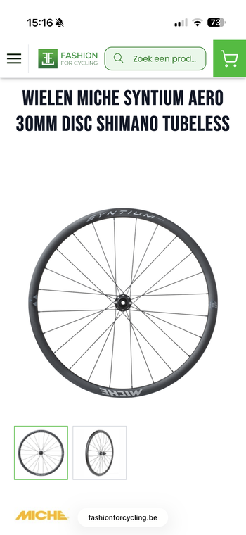 Used Miche syntium 2025 bike — image 6 of 8