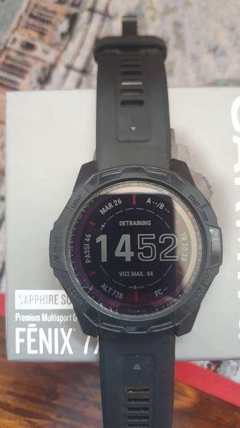 Used Garmin fēnix 7X Sapphire Solar bike — image 3 of 4