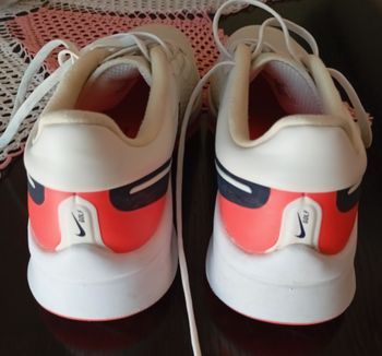 Used Nike Air Zoom Infinity Tour Next% Golf Shoes EU 42.5 White Coral Navy bike — image 4 of 5
