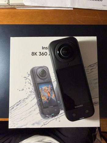 Used insta X5 8K 360 Action Camera 2026 bike — image 3 of 3