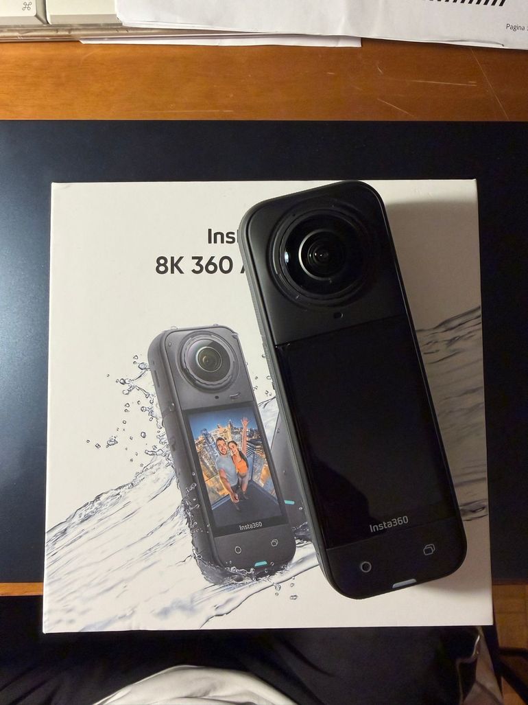 Used insta X5 8K 360 Action Camera 2026 bike — image 3 of 3