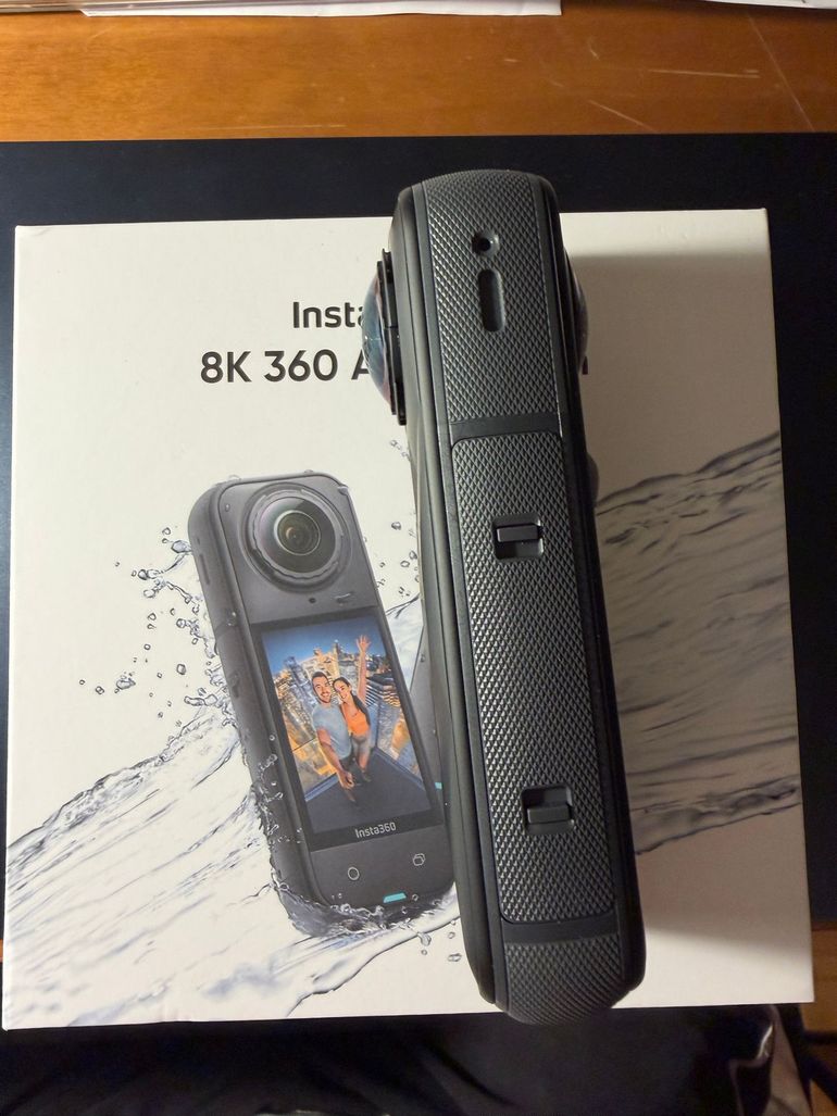 Used insta X5 8K 360 Action Camera 2026 bike — image 2 of 3