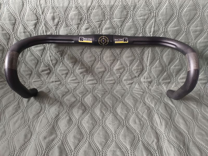 Tweedehands Giant Racing Components New Road Carbon Handlebar non Cadex SLR Cockpit