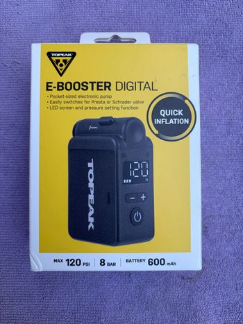 Used Topeak E-Booster Digital Pump 2026 bike