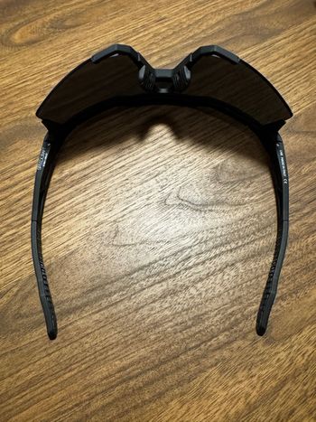 Used 100% Speedcraft Sportbrille Tall Smoke Lense Soft Tact Black bike — image 4 of 5